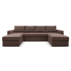П-образный диван Карлстад Шоколадный Велюр 