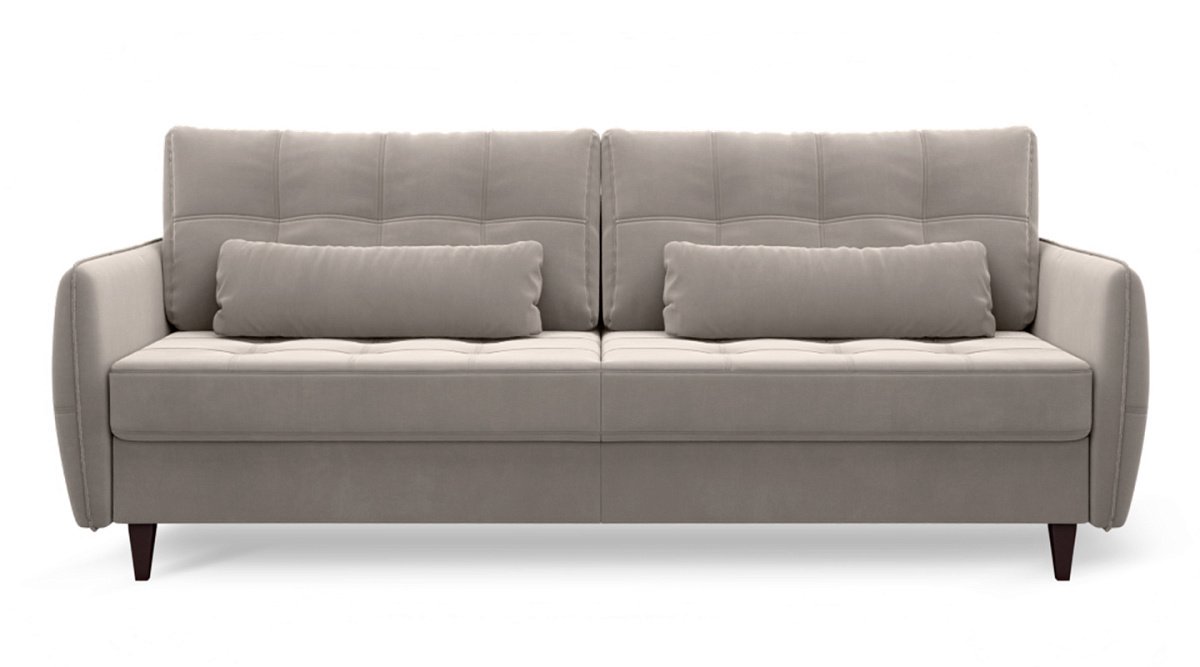 Диван прямой Ультра Молочный велюр