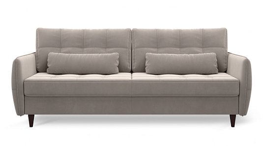 Диван прямой Ультра Молочный велюр