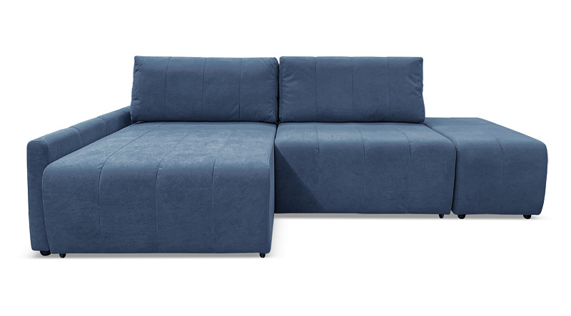 Угловой диван Оникс пуфом