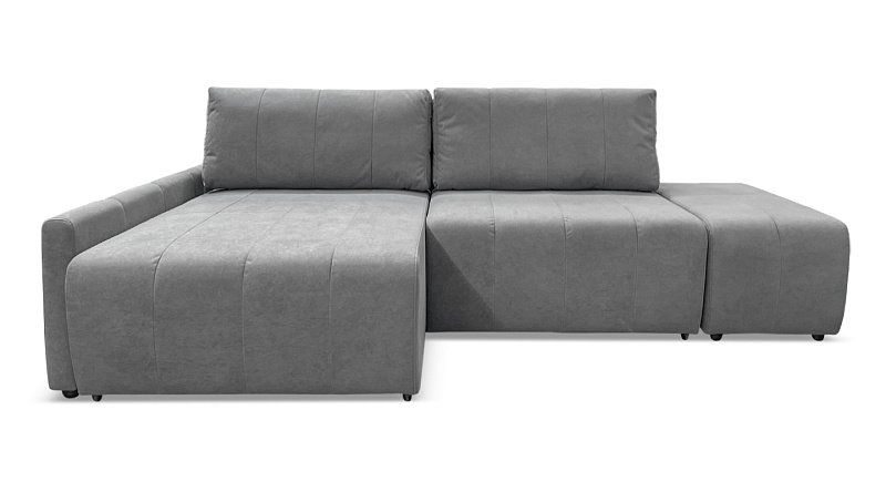 Угловой диван Оникс пуфом