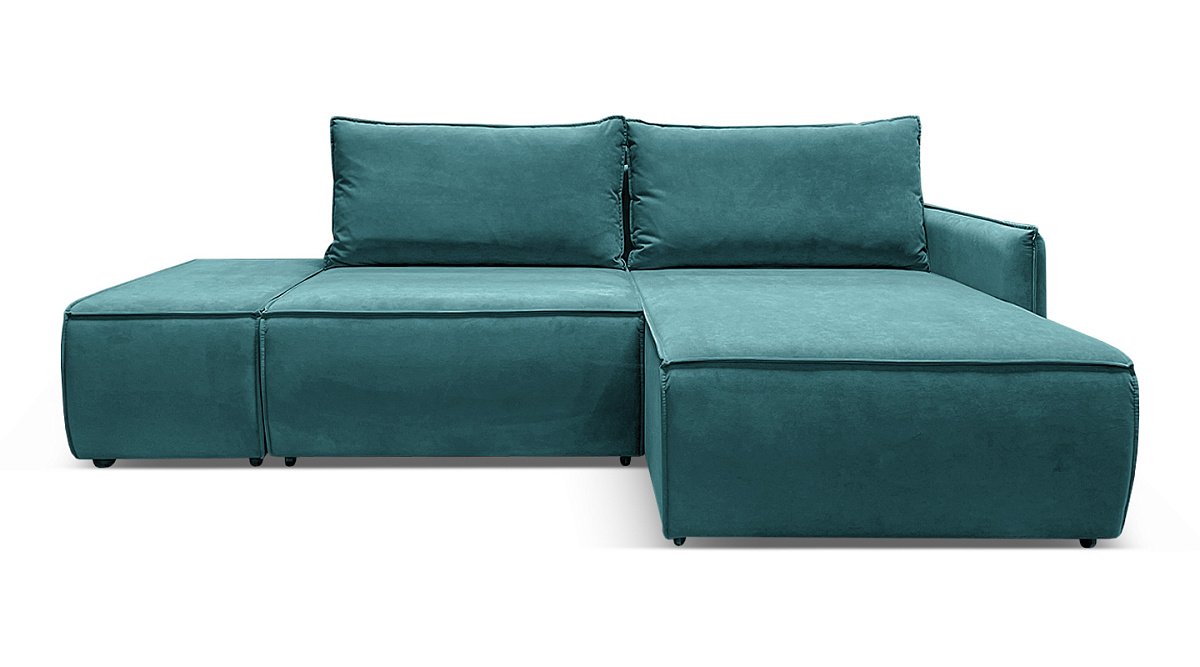 Угловой диван Токио Бирюзовый велюр