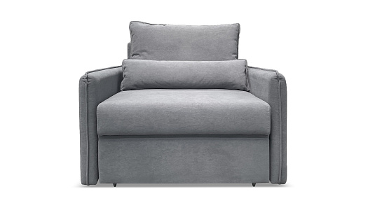 Кресло-кровать Рейн  Серый велюр